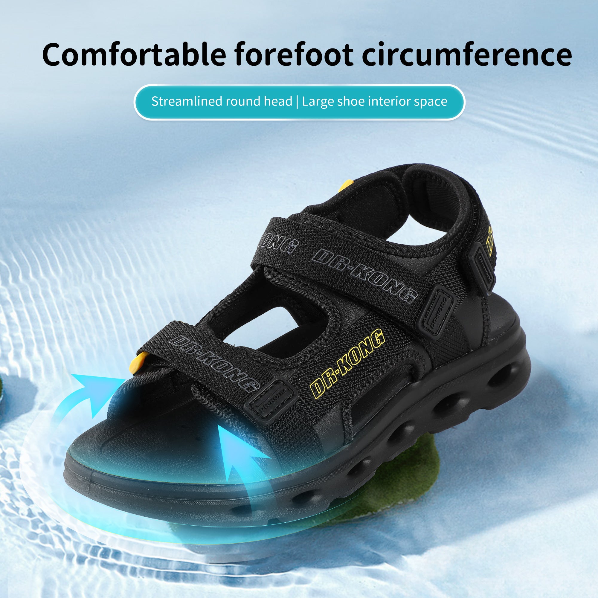 DR KONG Boys Sandal Shoes Little Kids