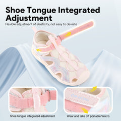 DR KONG Girls Sandal Little Kid Closed Toe Shoes