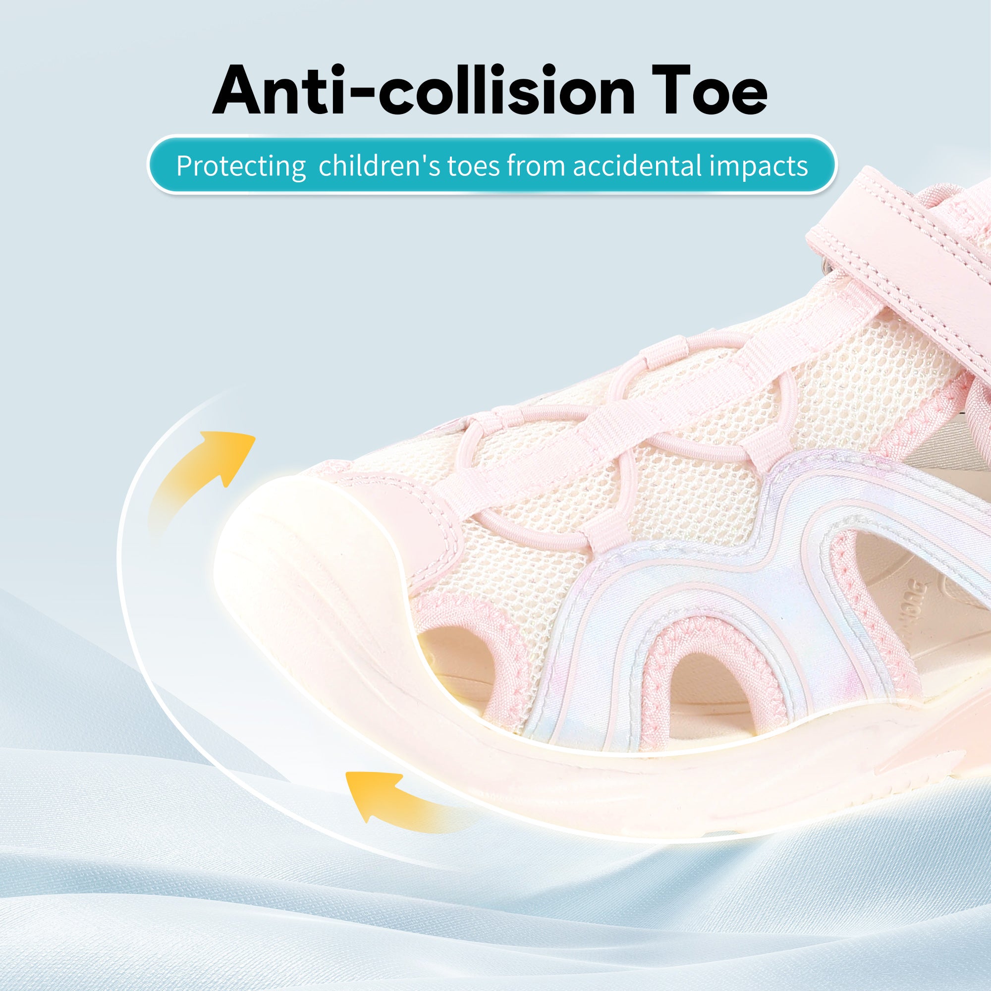 DR KONG Girls Sandal Little Kid Closed Toe Shoes