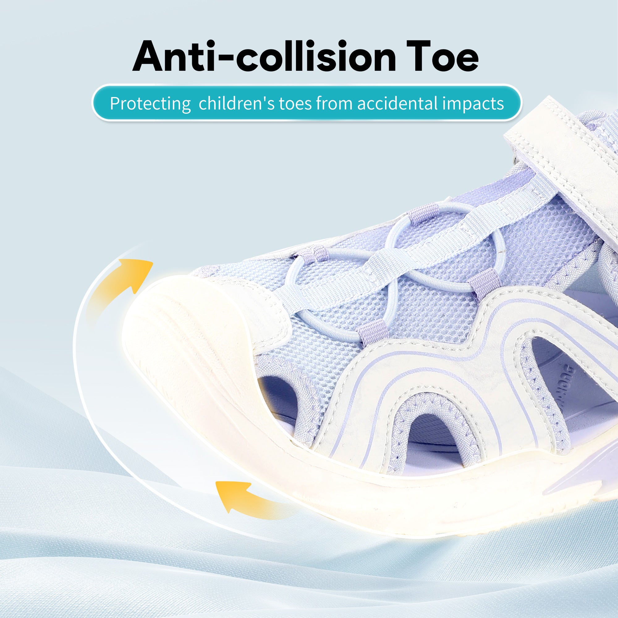DR KONGToddler Sandals Girls Closed Toe Shoes
